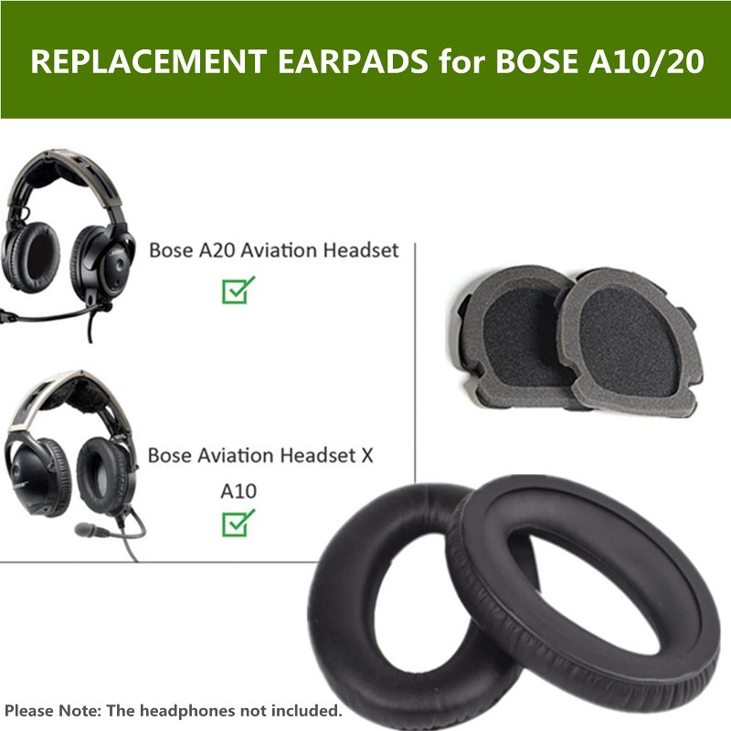 Saipomor A10 Headset Ear Cushions Replacement Ear Pads Compatible with Bose Aviation Headset X A10 A20 Headphone - Image 5